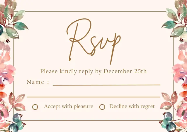 RSVP Cards