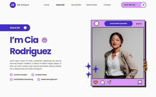 Portfolio Blog Prototype