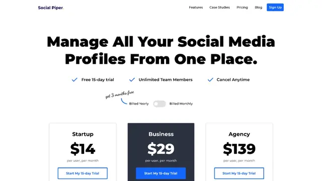 Pricing Page