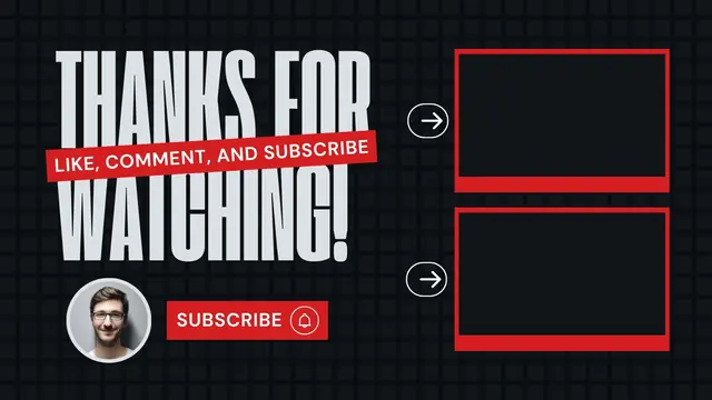 YouTube Outro Slides