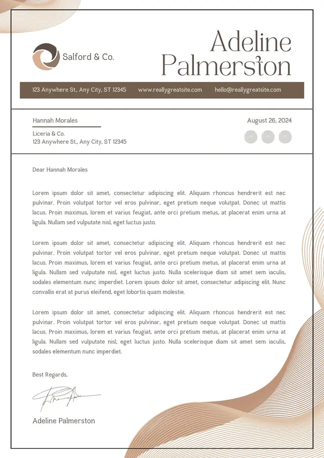 Cover Letters